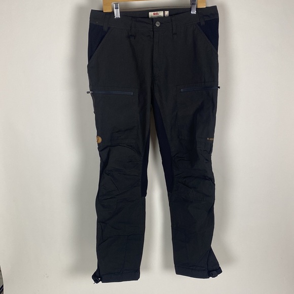 Fjallraven Pants Fjallraven Mens Black G00 Abisko Lite Trekking